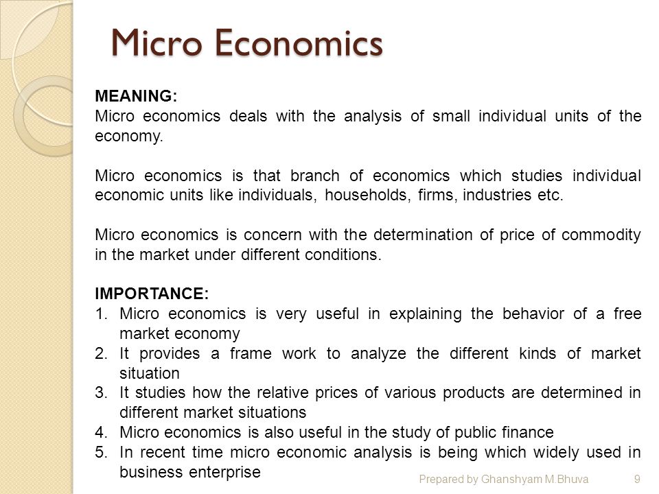 Difference between microeconomics and macroeconomics